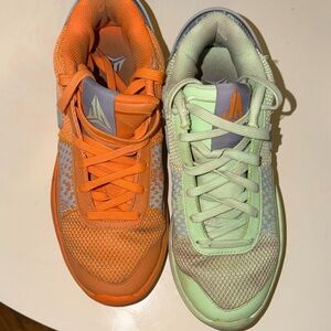 Kids' Orange and Green Athletic Shoes